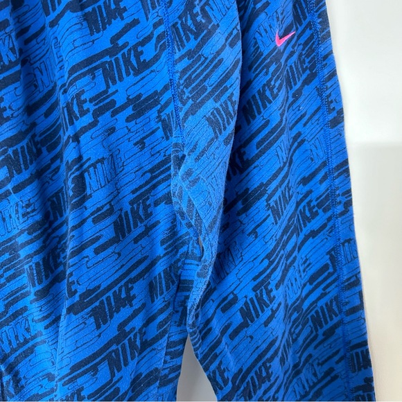 Nike Girls Logo Print Leggings - Picture 6 of 12